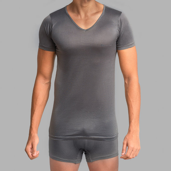 V-Neck Undershirt-Grey