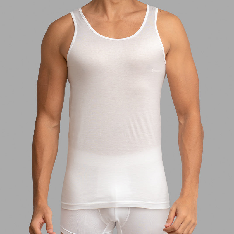 Tank Top Undershirt-White