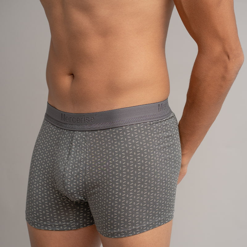 Printed Boxer -Grey
