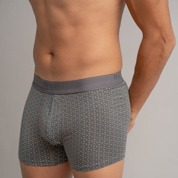 Printed Boxer -Grey