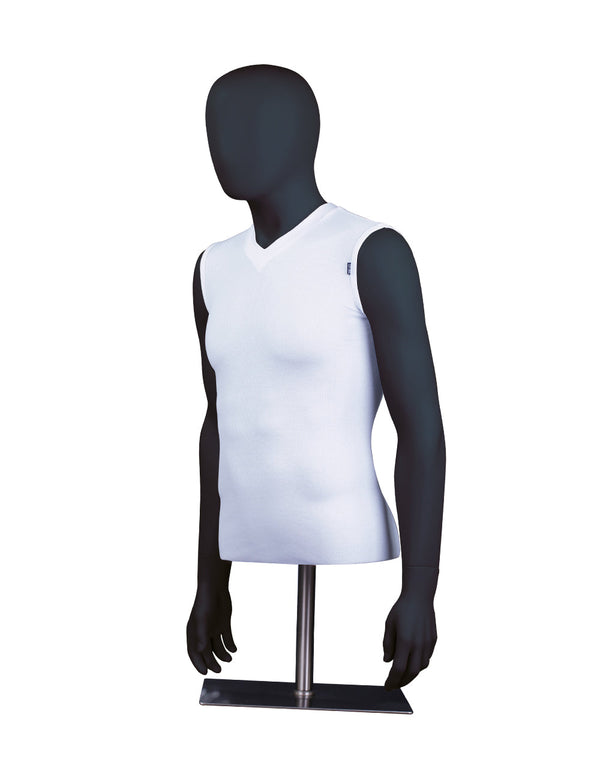 Men's CUT Derby (V) Neck - White