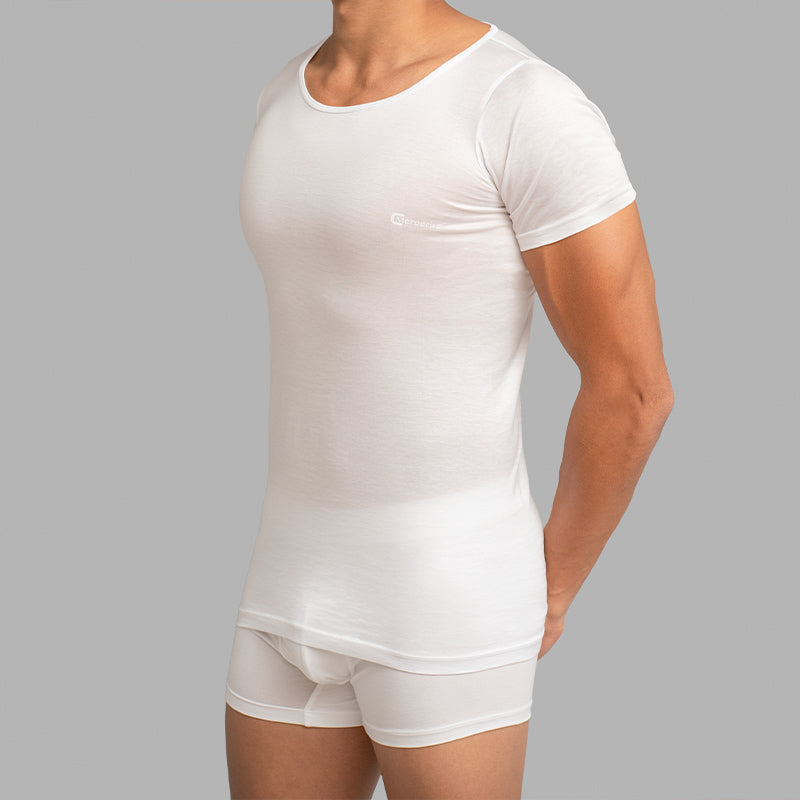 U-Neck Undershirt - White