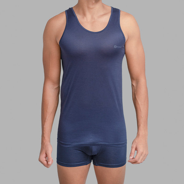 Tank Top Undershirt-Navy