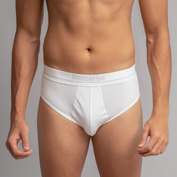 Plain Underwear Brief-White