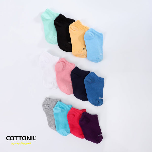 Pack Of 3 Low Cut Plain Baby Socks -  mini socket