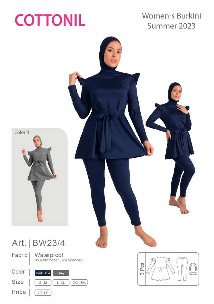 Women's Burkini BW23-4