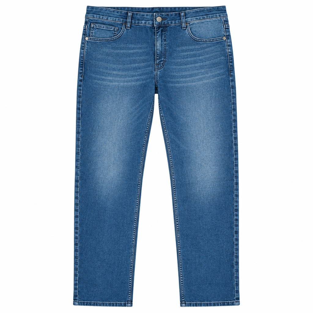 بنطلون جينز سليم فيت سبيد الرباعية ازرق غامق Dark Blue Slim Fit Jeans