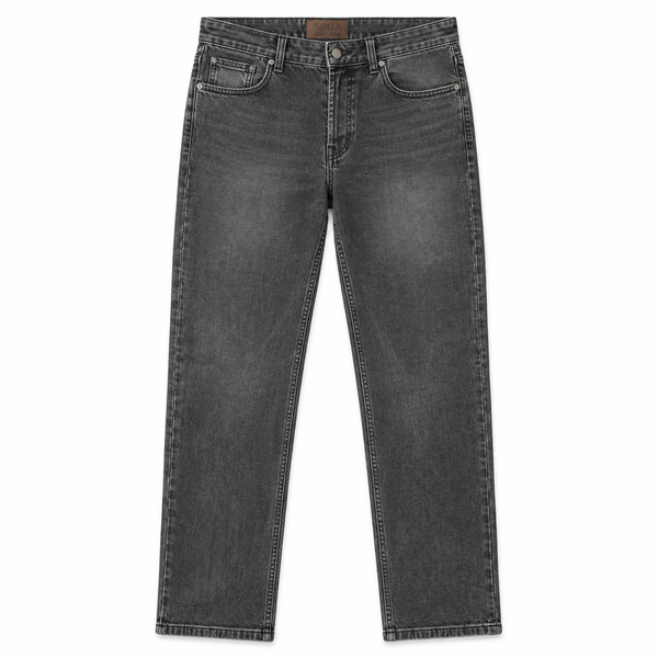 ⁨بنطلون جينز ستريت فيت نيو سكاي ليكرا فيراني Women's Charcoal Grey Stretch Straight Fit Jeans⁩