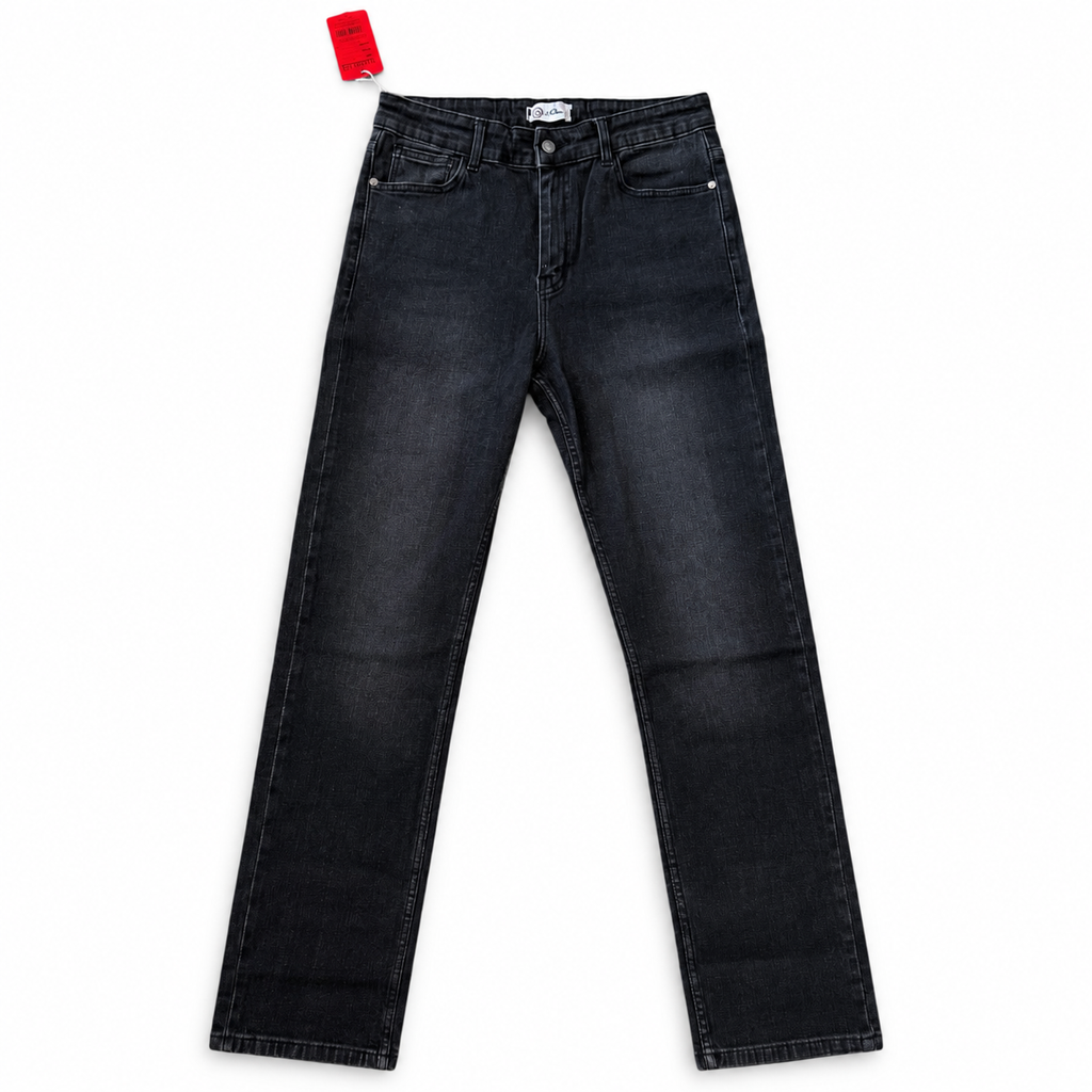 بنطلون جينز ستريت فيت نيو سكاي اسود Women's Black New Sky Straight Fit Jeans
