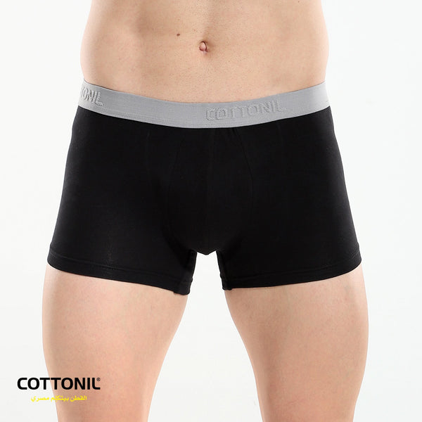 Men's Plain Boxer-Black