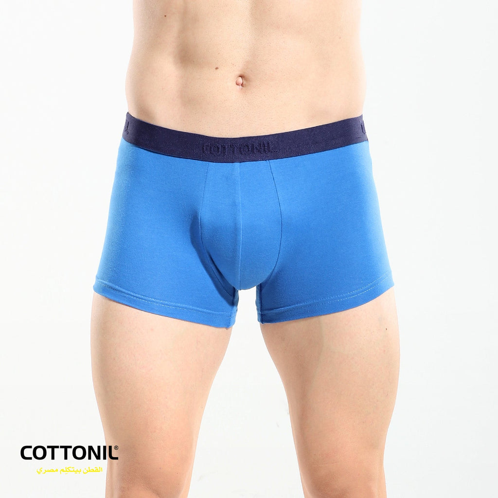 Men's Plain Boxer-Blue
