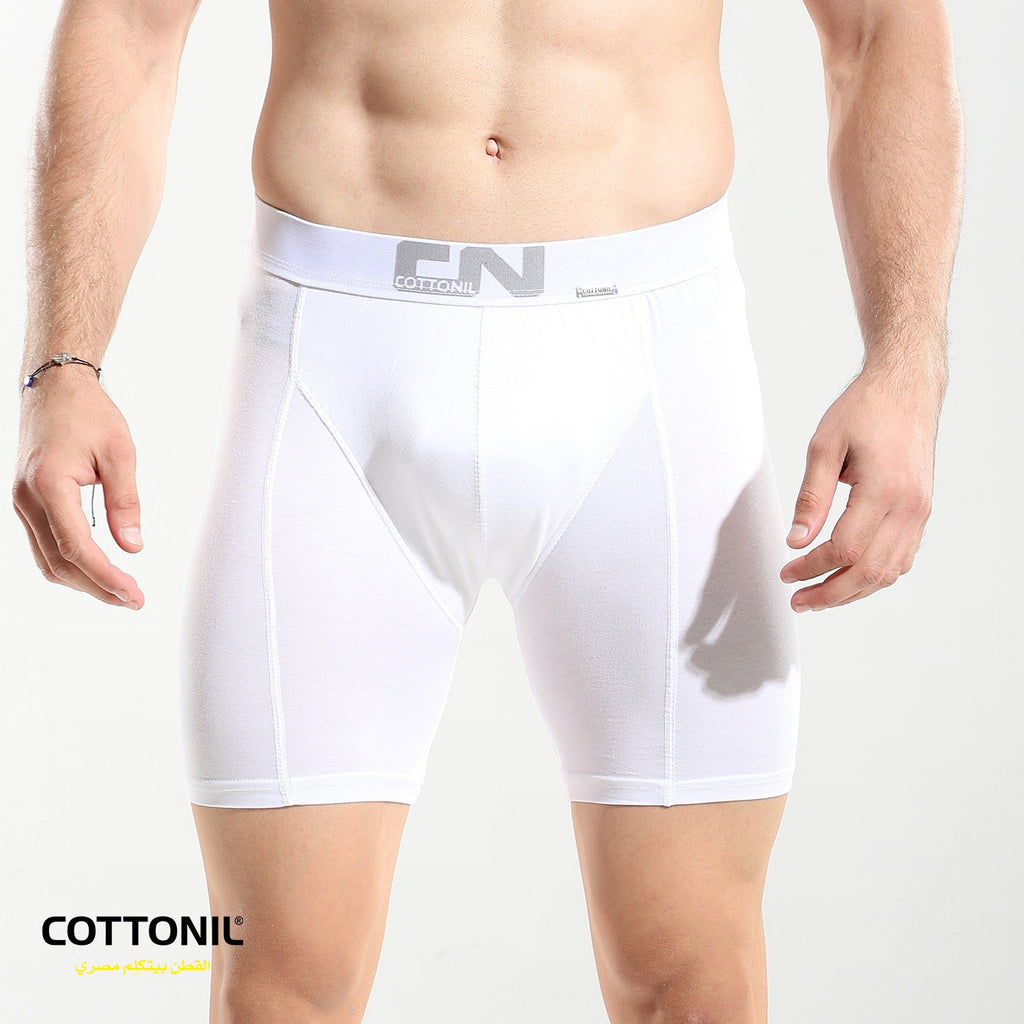Men's  Boxer Long CN-white