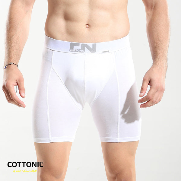 Men's  Boxer Long CN-white