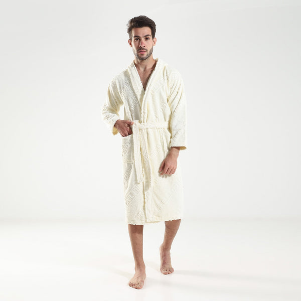 Cotton bathrobe Jakar off-white (MEN-WOMEN)