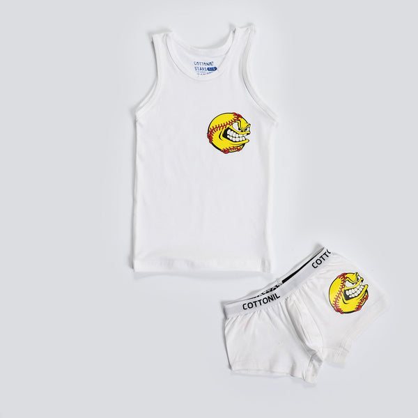 Boy's Turbo Set -white
