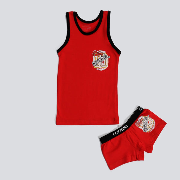 Boy's Turbo Set -Red