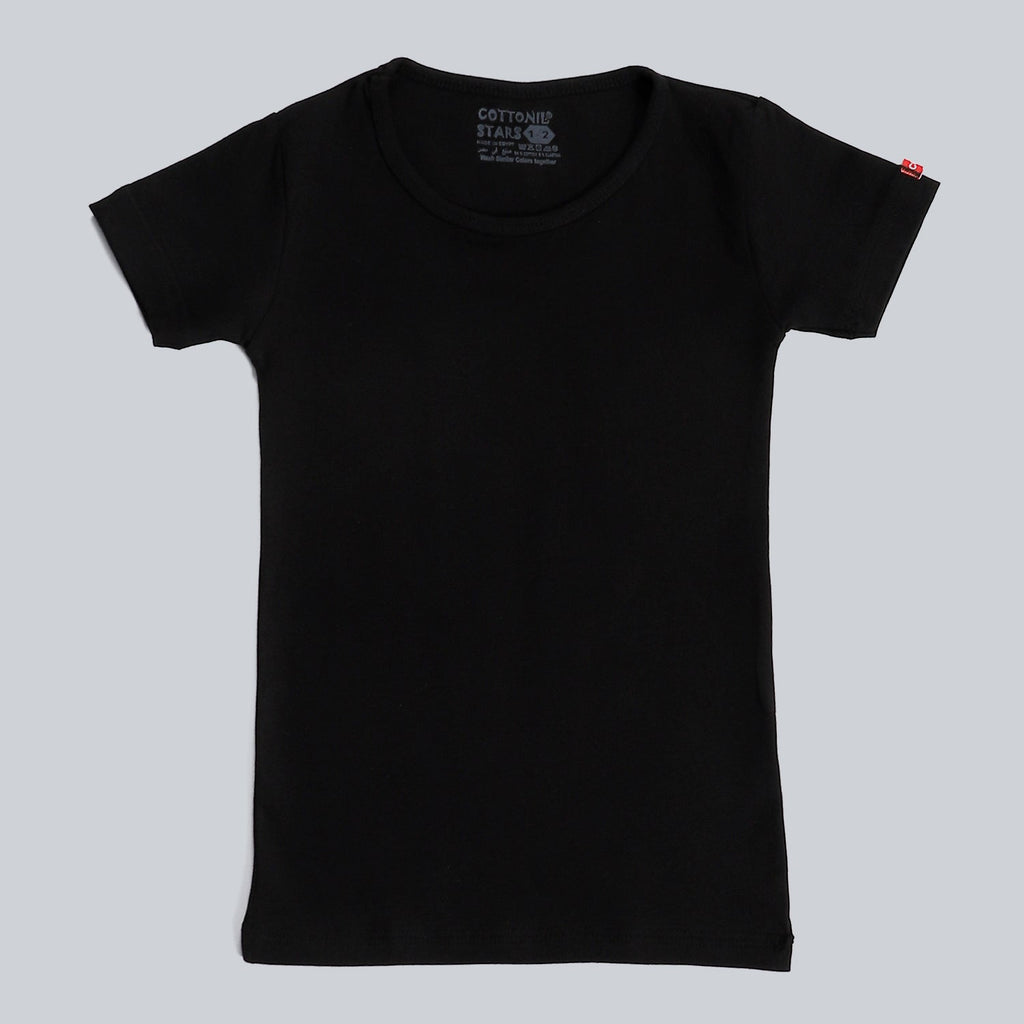 Boy's short sleeves undershirts' "Stretch"-Colored