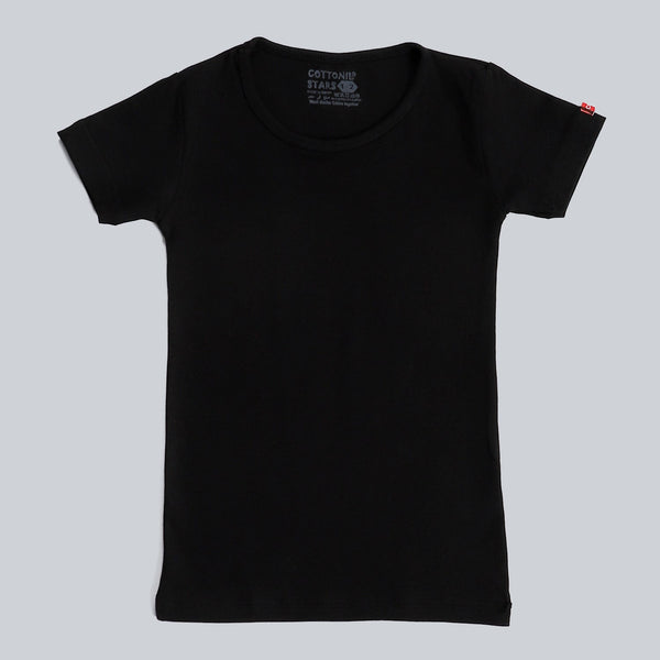 Boy's short sleeves undershirts' "Stretch"-Colored