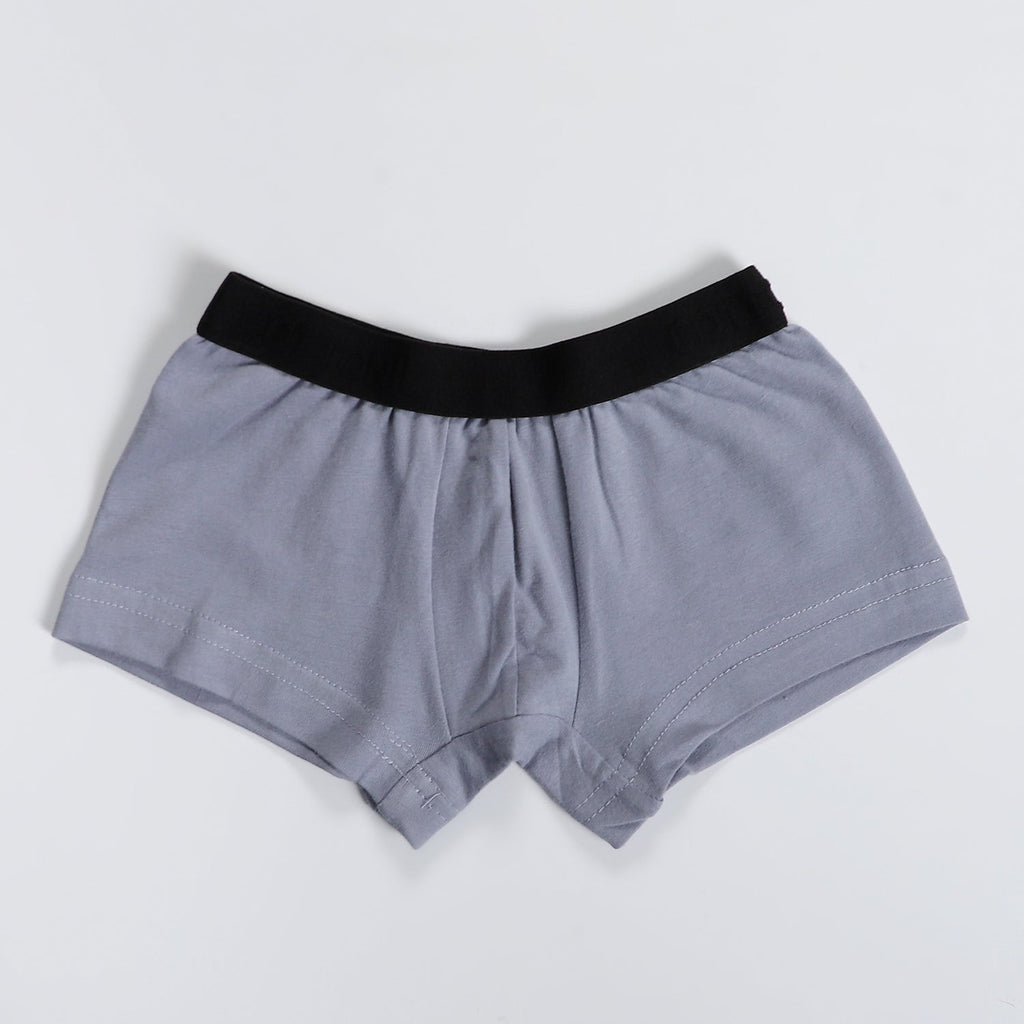 Boy's Plain Boxer-Silver
