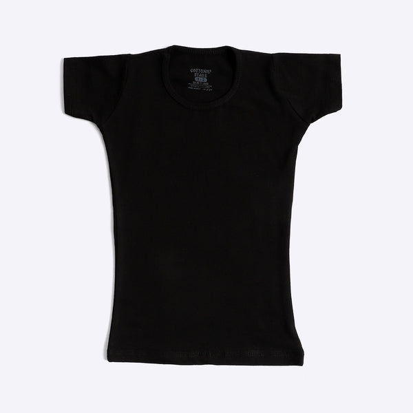 Easy Top  Plain Girls short sleeve