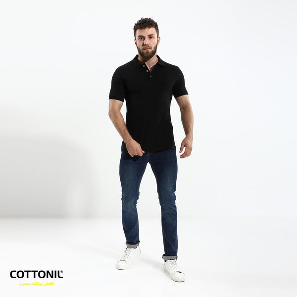 Plain Polo-Black