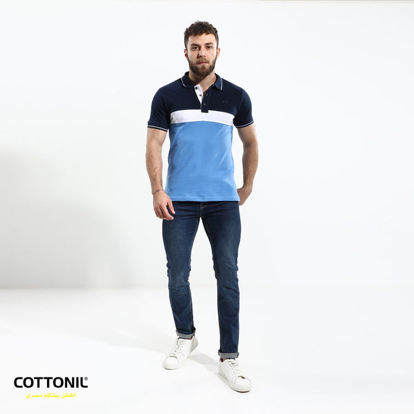 Men's Sport Polo - Navy*blue