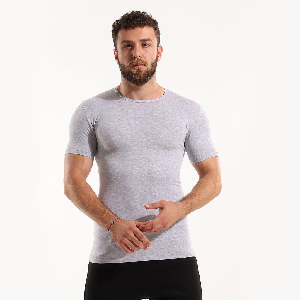 Men's short sleeves (O) Stretch