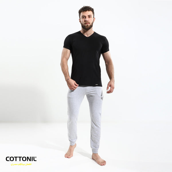 T-shirt (V) Stretch - Black