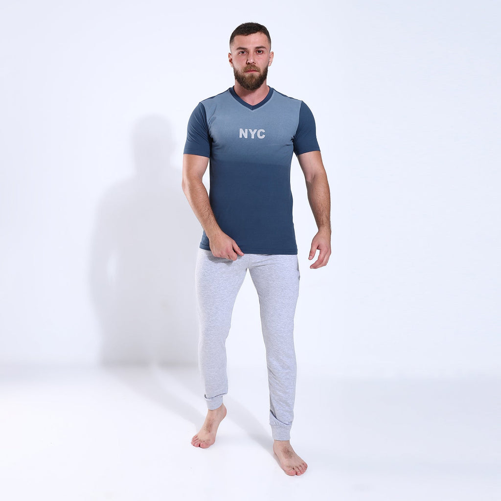 Men's V-Neck Cotton Pajama 205