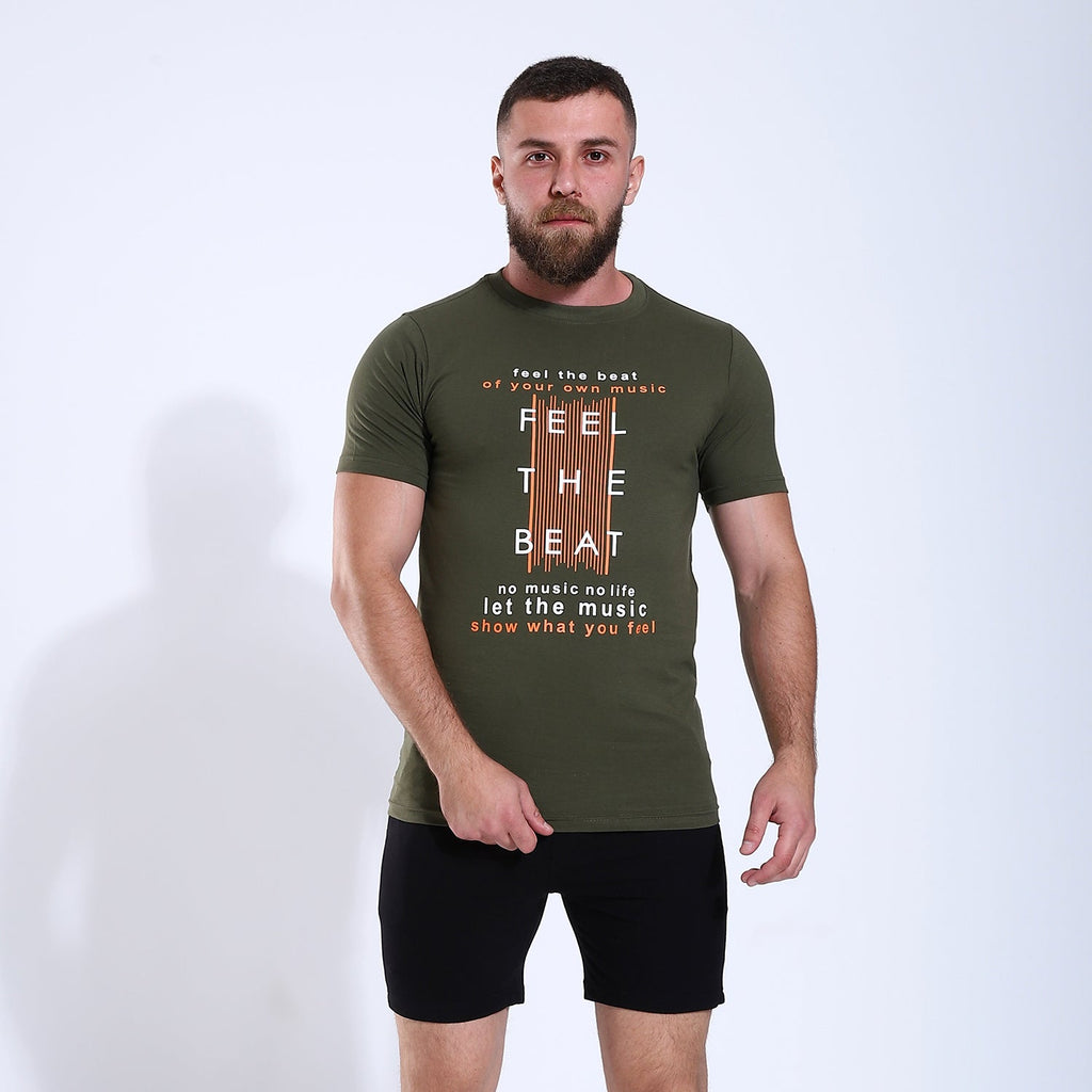 Men's "Feel The Beat" Cotton Pajama 213