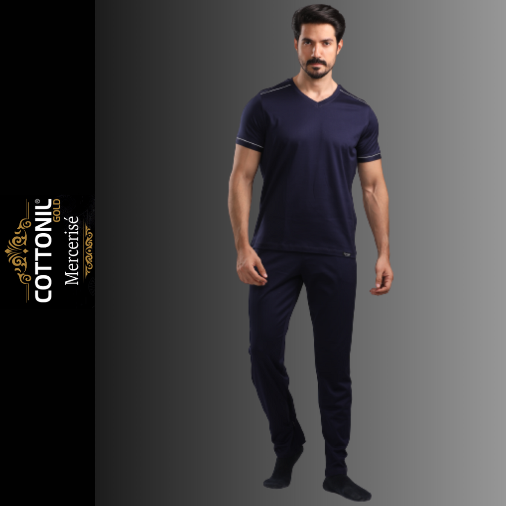 100% MERCERISE Egyptian Cotton Men's "comfort" Pajamas