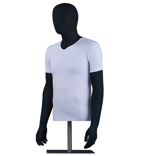 Half-sleeve combed V Neck undershirt-(pack of 12)