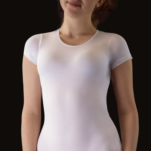 Mercerise Women's half sleeves Top