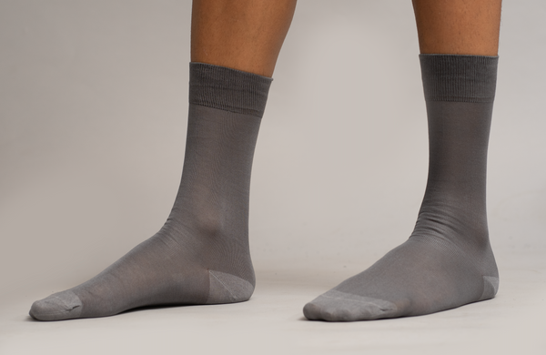 Plain Classic Socks -Grey